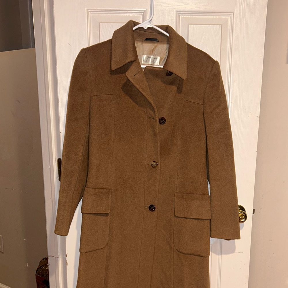 LATRICE BOUTIQUE Brown wool long trench coat